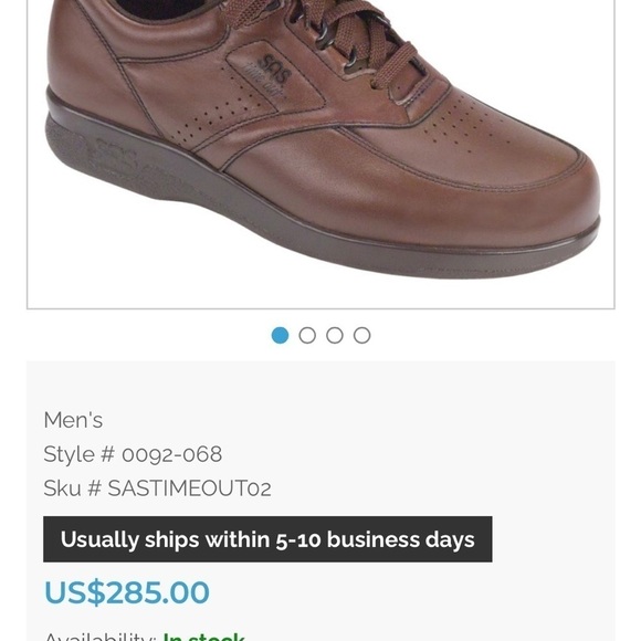 Brand New SAS Time Out Antique Walnut Brown For Men 🌴 - Picture 2 of 11